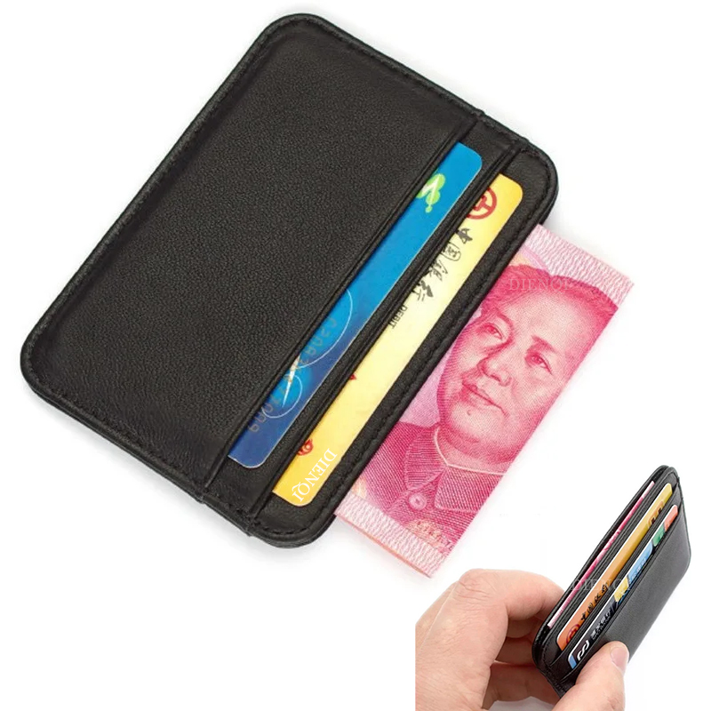 Card Top Loader - Porta carte da visita in vera