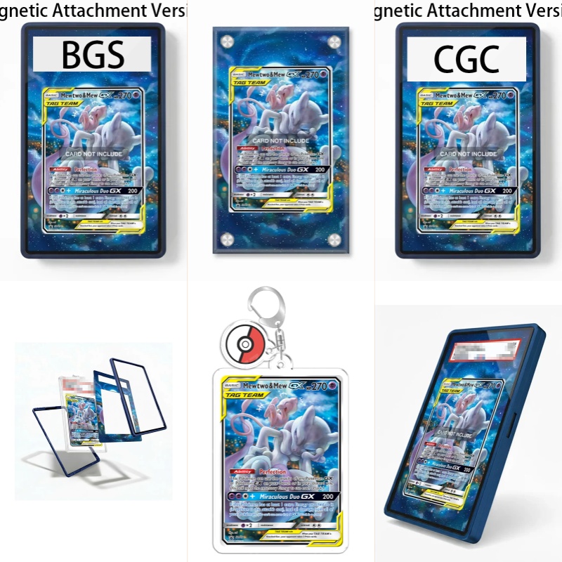 Display Case Acrylic - Espositore per Carte Pokémon TCG Mewtwo