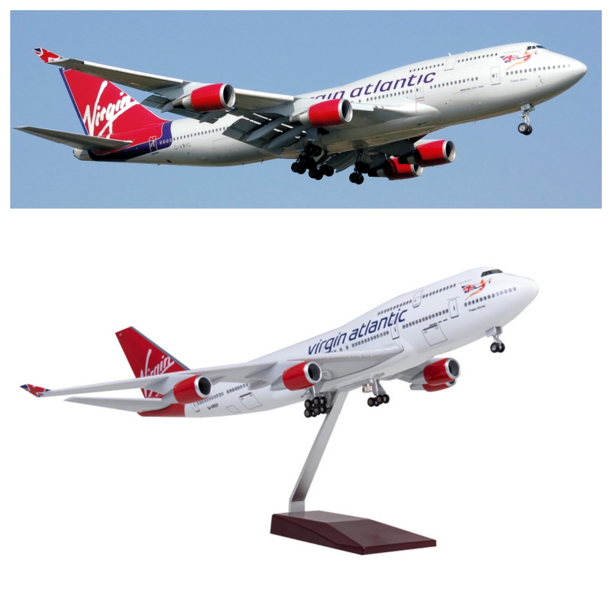 Modellino Aereo Virgin Atlanti - Model Airplane Plastic recensione e prezzo